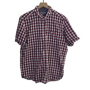 Ted Baker London Men’s Checkered Shirt – Size 5 (XL)